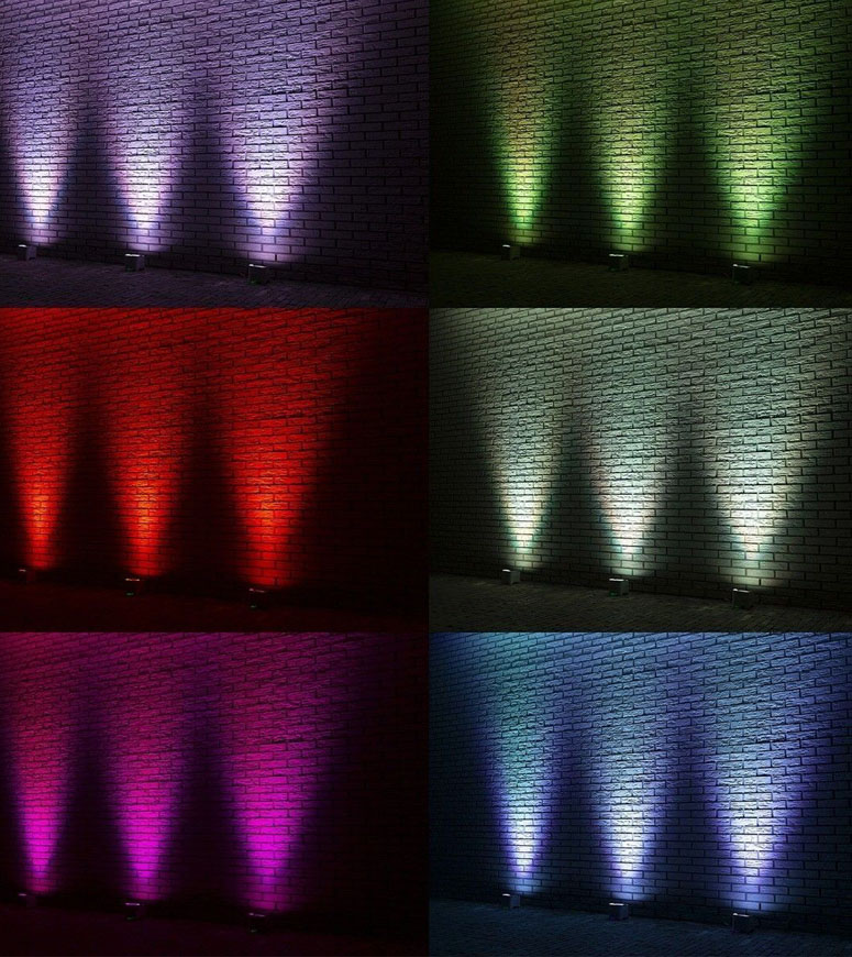 Apparatuur Uplights tegen muur | SunlineMusic | Sound | Light | Entertainment